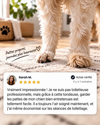 PawHush – Tondeuse de toilettage sans fil