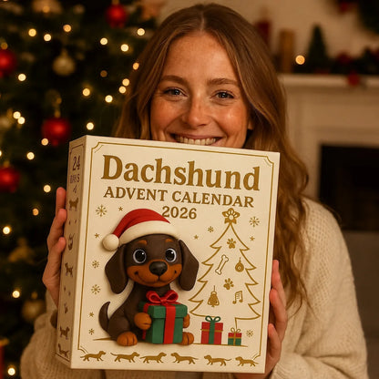 🎄🐾 Calendrier de l'Avent Teckel 2026 🐶✨