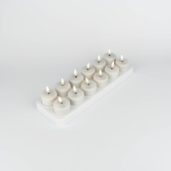 Bougies chauffe-plat LED rechargeables (sans flamme)