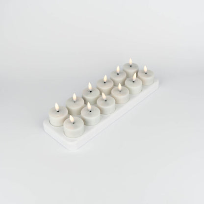 Bougies chauffe-plat LED rechargeables (sans flamme)