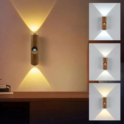 Applique murale LED avec détecteur de mouvement – Sans fil, dimmable et rechargeable par USB