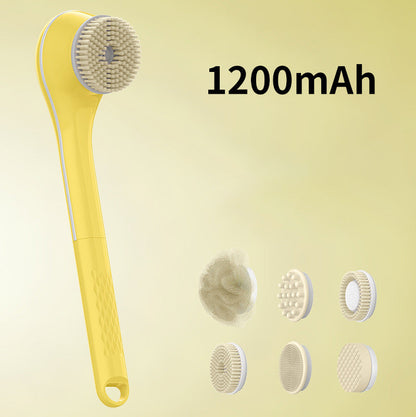 Brosse de bain électrique avec long manche
