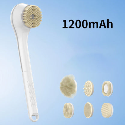 Brosse de bain électrique avec long manche