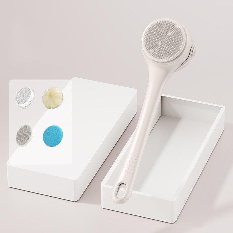 Brosse de bain électrique avec long manche