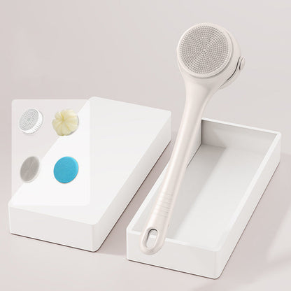 Brosse de bain électrique avec long manche