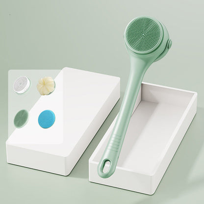Brosse de bain électrique avec long manche
